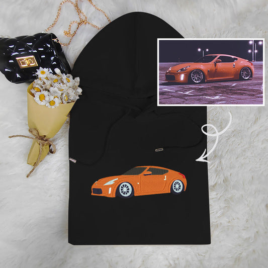 Rev Up Your Wardrobe: Custom Embroidered Car Sweatshirt