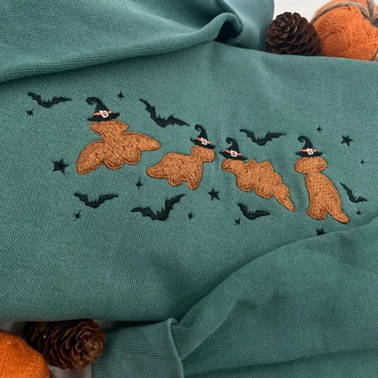 Halloween Embroidered Sweatshirt