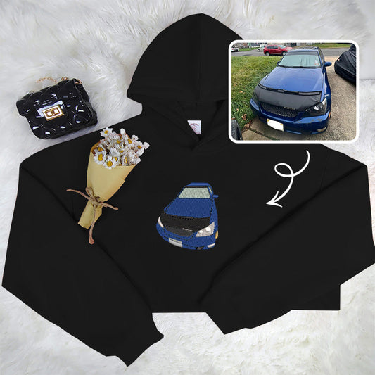 Cruise in Style: Personalized Embroidered Car Sweatshirt