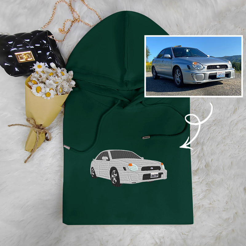 Custom Car Sweatshirts: Embroidered Style for Car Fanatics