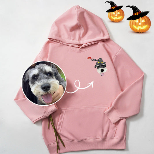 Custom Embroidered Pet Sweatshirts: Style for Your Furry Friend Hoodie / Sand
