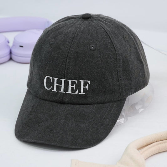 Chef Custom Embroidered Hats - Professional Kitchen Caps - Perfect Culinary Professional Gift