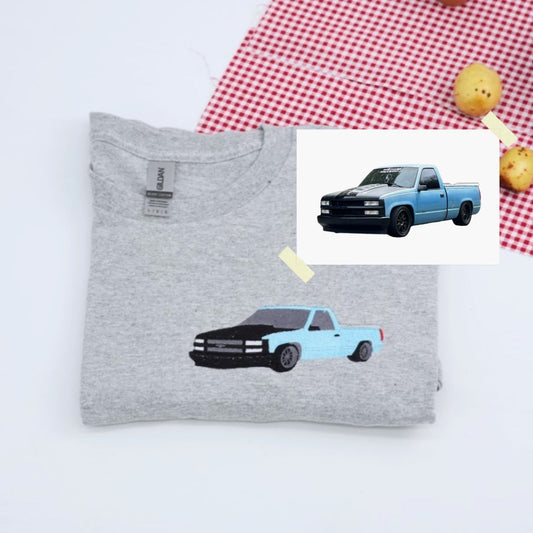 Classic Car T-Shirts - Muscle Car Enthusiast Embroidered