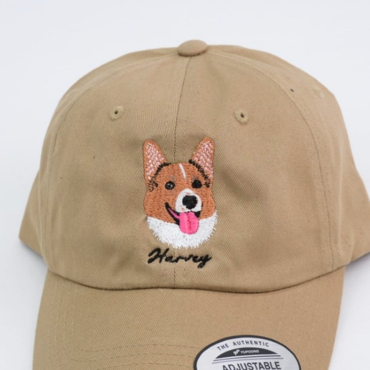 Dual Dog Portrait Embroidered Cap - Multi-Pet Family Accessory - Bonded Dog Pair Gift