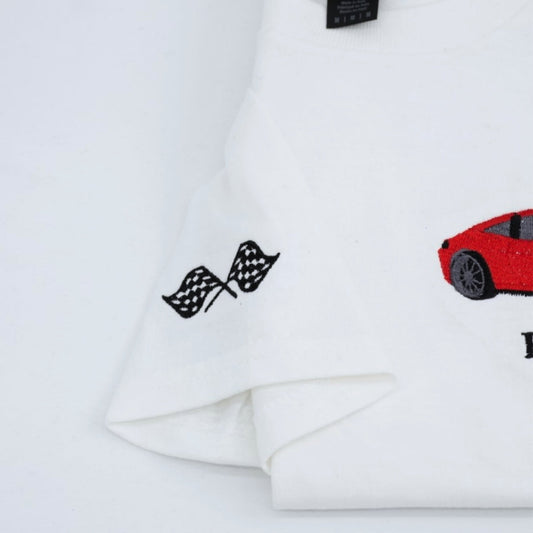Personalized Sports Car T-Shirts - Custom Name Embroidered Auto Apparel - Perfect Car Lover Gift