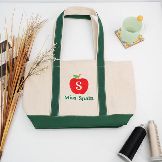 Teacher Custom Tote Bags - Personalized Miss Embroidered Bag - Perfect Educator Gift