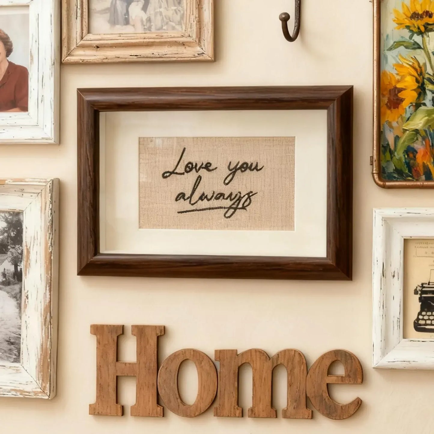 Custom Embroidered Handwritten Note on Canvas | Personalized Handwriting Replica | Custom Embroidery Gift | Embroidered Note Keepsake