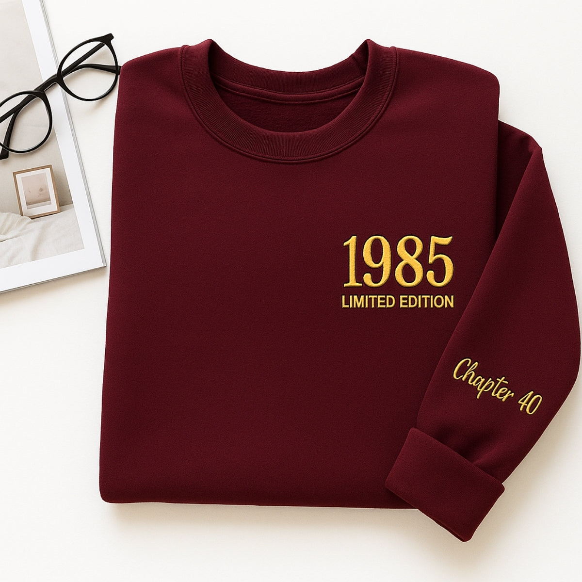 1985 Limited Edition Sweatshirt - Chapter 40 Birthday Gift - Custom 40th Birthday Hoodie