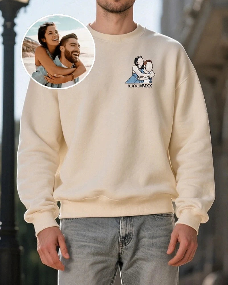 Custom Embroidered Apparel | Personalized Couple Hoodies & Family Sweatshirts