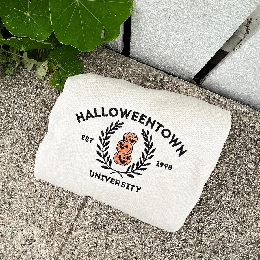 Halloweentown University Embroidered Sweatshirt