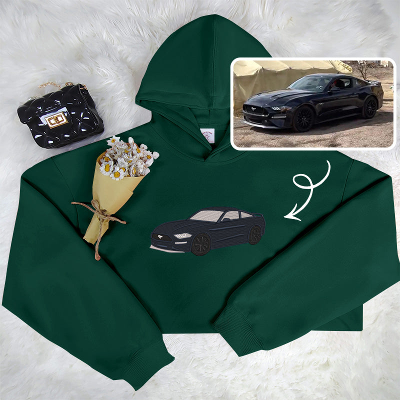 Personalized Automotive Stitched Hoodie: Rev Up Your Wardrobe