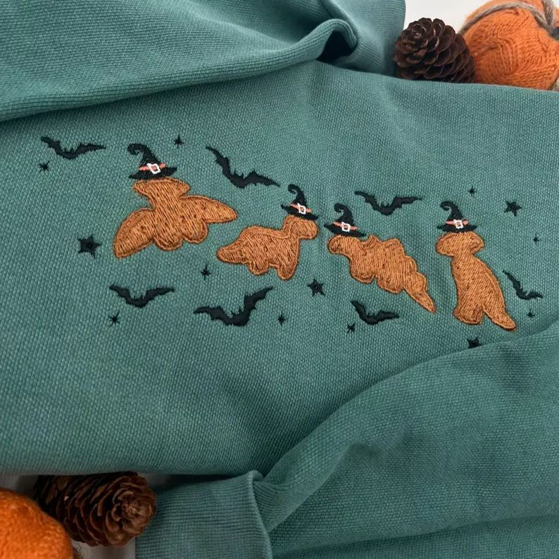 Halloween Embroidered Sweatshirt