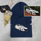 Small Car, Big Style: Custom Embroidered Car Sweatshirt