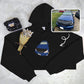 Cruise in Style: Personalized Embroidered Car Sweatshirt