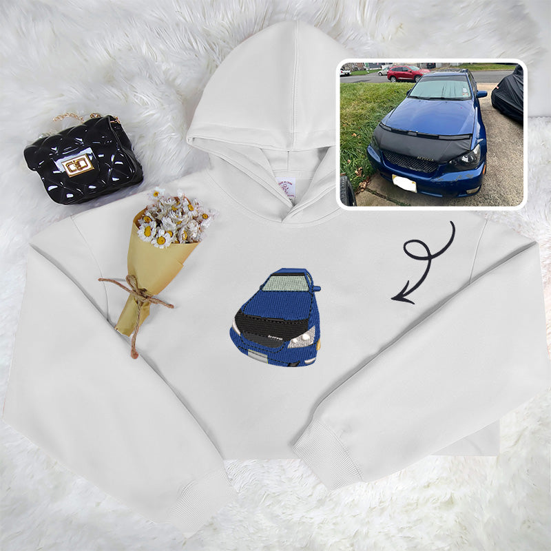 Cruise in Style: Personalized Embroidered Car Sweatshirt