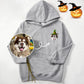 Custom Embroidered Pet Sweatshirts: Style for Your Furry Friend Hoodie / Sand