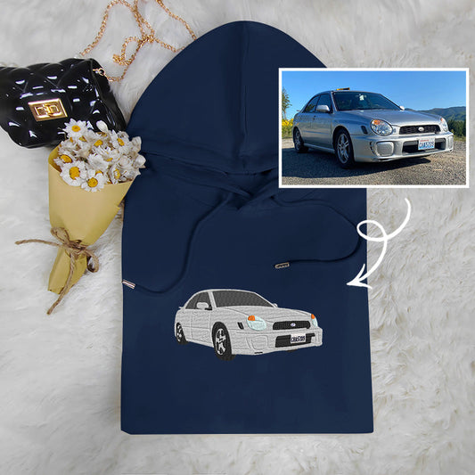 Custom Car Sweatshirts: Embroidered Style for Car Fanatics