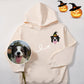 Custom Embroidered Pet Sweatshirts: Style for Your Furry Friend Hoodie / Sand