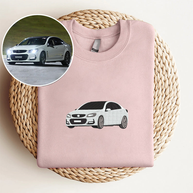 Customize Your Ride: Car Inspired Embroidered Sweatshirt