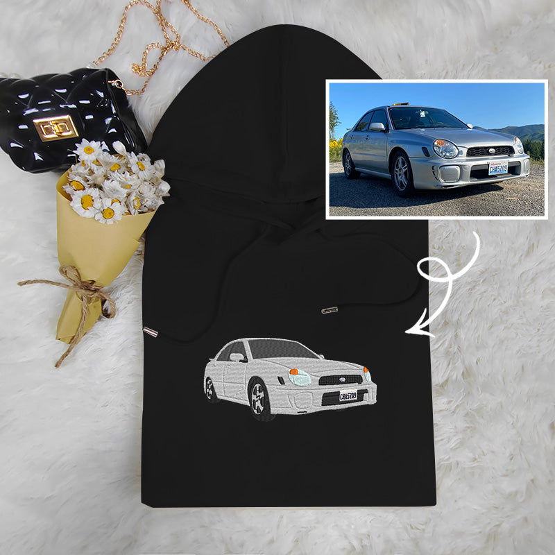 Custom Car Sweatshirts: Embroidered Style for Car Fanatics