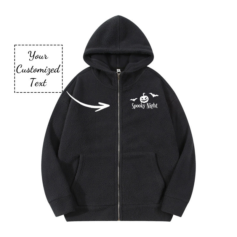 Special Edition Embroidered Couple Hoodie for Halloween - A Unique Holiday Gift