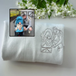 Personalized Embroidered Dad & Kids Photo Sweatshirt - Custom Gift for Dad, Papa