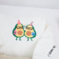 Avocado Couple Hoodies - Cute Food Matching Embroidered Sweatshirts - Perfect Halloween Anniversary Gift