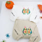 Avocado Couple Hoodies - Cute Food Matching Embroidered Sweatshirts - Perfect Halloween Anniversary Gift