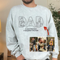 Best Dad Ever -Embroidered Sweatshirt For Father's Day - Gifts for Dad, Papa, Daddy and Grandpa