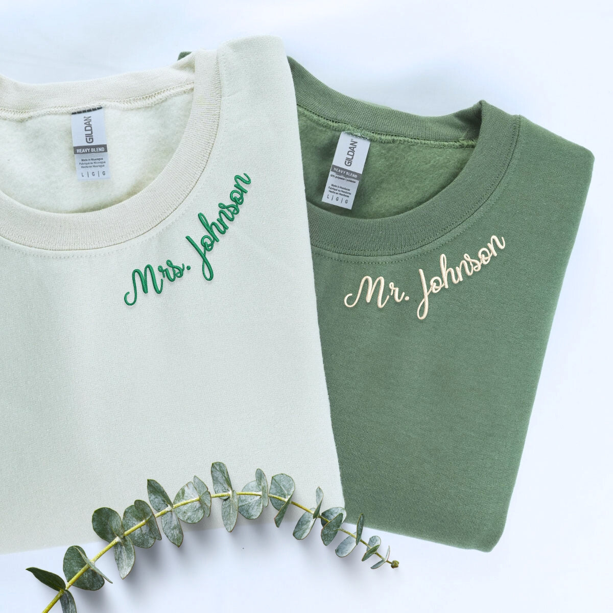 Personalized Unique Bridal Shower Gifts for Your Best Friend with Future MRS Sweatshirt Embroidered