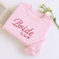 Bride To Be Custom Sweatshirt - Engagement Embroidered Apparel - Perfect Bridal Shower Gift