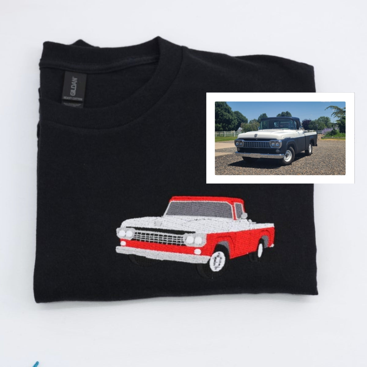 Car Enthusiast Custom T-Shirt - Sports Car Embroidered Shirt - Perfect Auto Lover Gift