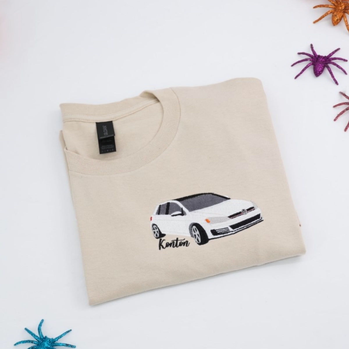 Car Enthusiast Custom T-Shirts - Sports Car Embroidered Apparel - Perfect Auto Lover Gift