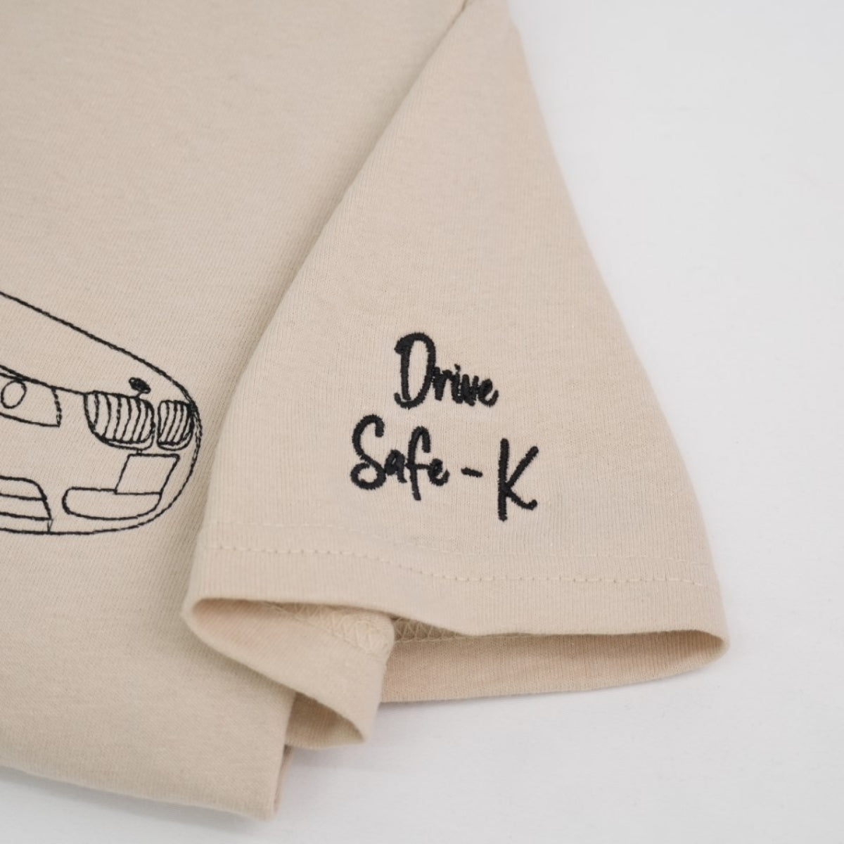 Car Outline Custom T-Shirt - Minimalist Auto Embroidered Shirt - Perfect Car Lover Gift