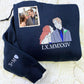 Personalized Unique Bridal Shower Gift for Stepdaughter Sweatshirt with Embroidery Your Photo