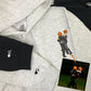 Personalized Picture Full-color Embroidered Hoodie Sweatshirt, Portrait Photo Couple Full-color Sweatshirt, Custom Art Photo Hoodie