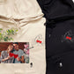 Custom Embroidered Portrait Sweatshirt from Your Photo, Personalized Photo Crewneck, Embroidered Outline Image for Couple