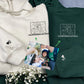Custom Embroidered Portrait Sweatshirt, Personalized Couple Gift, Custom Photo Hoodie