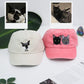 Custom Cat Portrait Hats - Pet Face Embroidered Caps - Personalized Cat Lover Gift