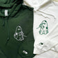 Custom Embroidered Cute Ghost Love Matching Hoodies for Couples