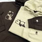 Custom Embroidered Lazy Panda Matching Hoodies for Couples