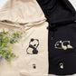 Custom Embroidered Lazy Panda Matching Hoodies for Couples