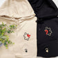 Custom Embroidered Puzzle Heart Matching Hoodies for Couples