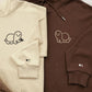 Custom Embroidered Turtle Love Matching Hoodies for Couples