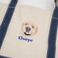 Custom Dog Face Embroidered Bags - Personalized Pet Portrait Accessories - Perfect Dog Lover Gift