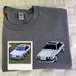 Custom Car Portrait Hoodies - Automotive Embroidered Sweatshirts - Perfect Car Enthusiast Gift