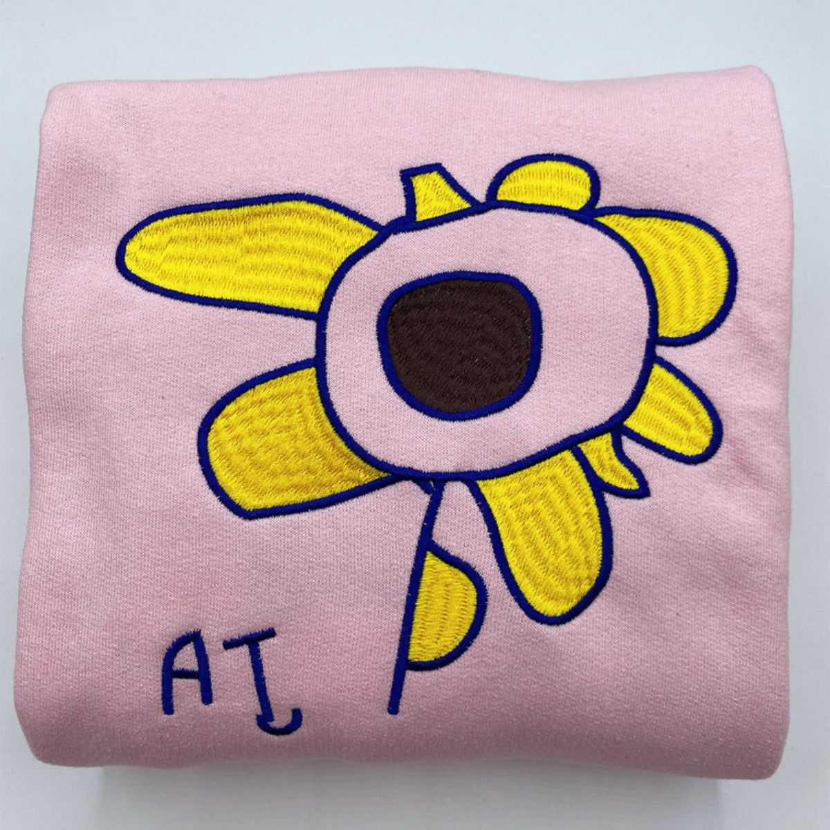 Custom Child Artwork Embroidered Sweatshirts - Kids Handwriting to Embroidery Hoodies - Perfect Family Keepsake Gift
