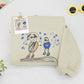 Custom Child Drawing Embroidered Sweatshirts - Simple Kids Artwork to Embroidery - Sweet Family Keepsake