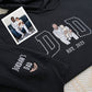 Custom Dad Hoodies - Active Father Child Embroidered Sweatshirts - Perfect Father's Day Gift