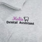 Custom Dental Assistant Quarter Zip | Personalized Healthcare Embroidered - Dental Professional Gift